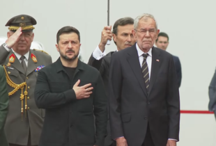 Зеленський здійснює перший візит до Австрії від початку повномасштабної війни (фото)