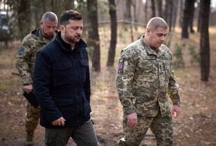 Зеленський відвідав позиції 25-ї Січеславської бригади поблизу Покровська